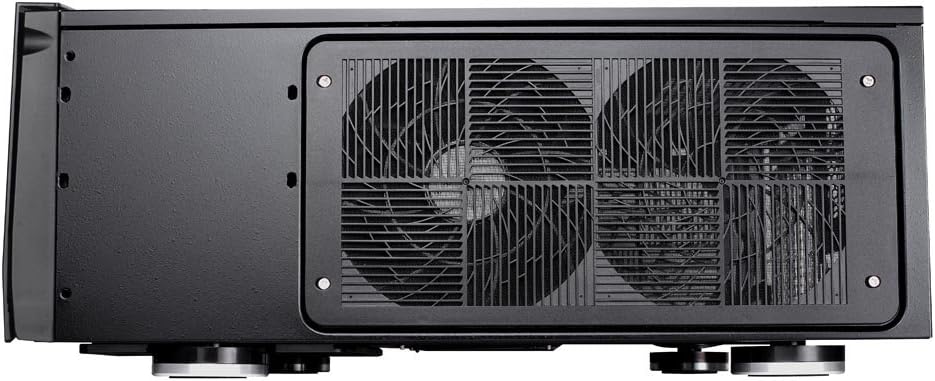 SilverStone SST-GD07B - Grandia HTPC ATX Desktop Gehäuse mit hochleistungsfähigem und geräuscharmen