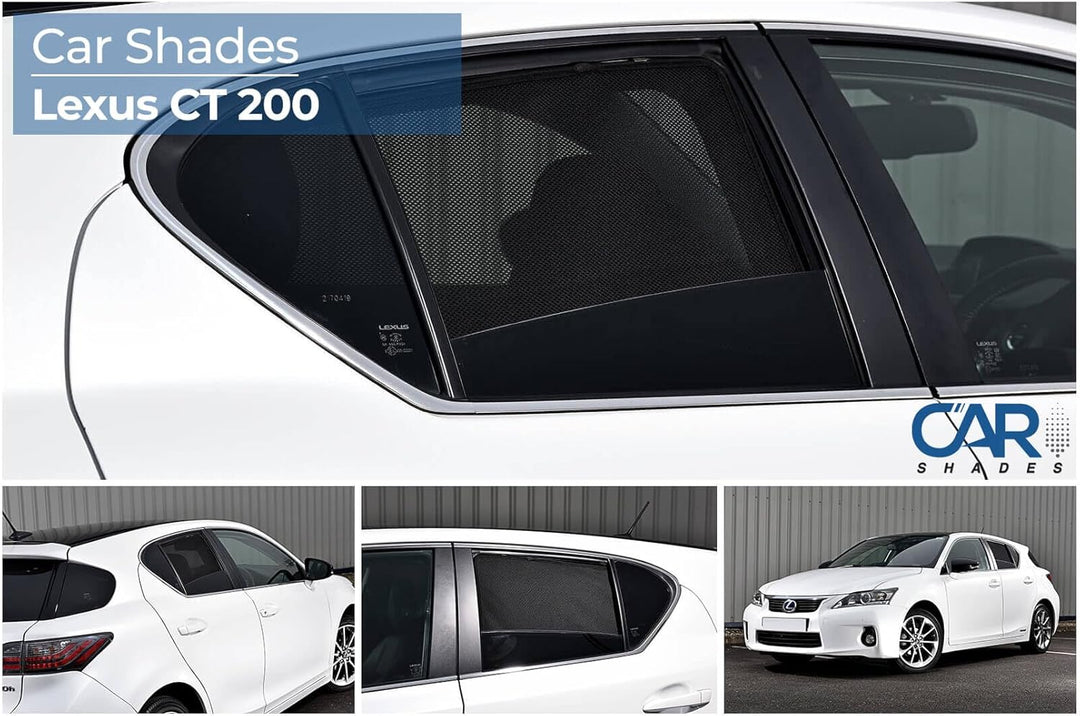 Satz Car Shades (Hintertüren) kompatibel mit Lexus CT200H 2011- (2-teilig)