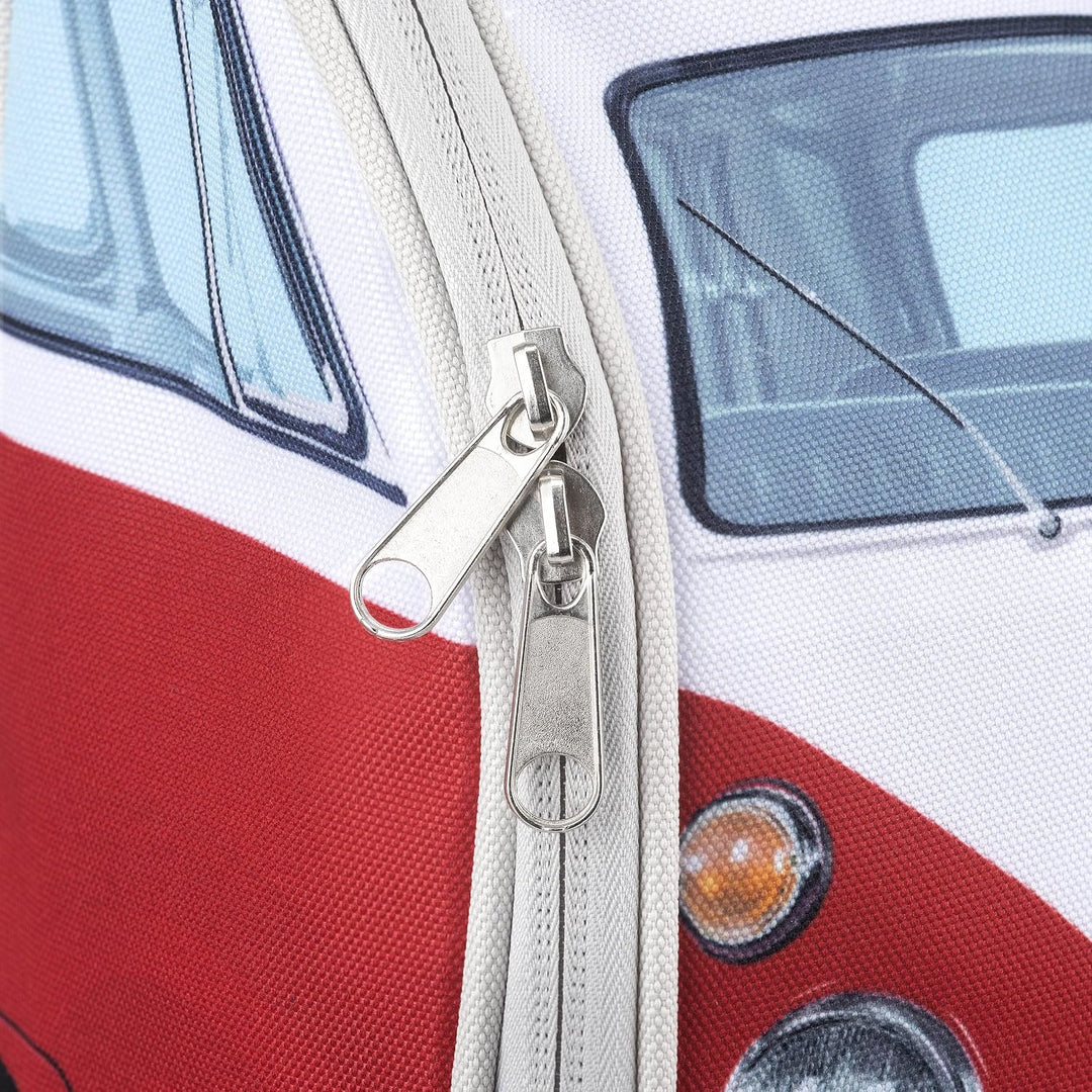 BRISA VW Collection - T1 Bulli Bus Reise-Kulturbeutel zum Aufhängen | Volkswagen Kulturtasche Kosmet