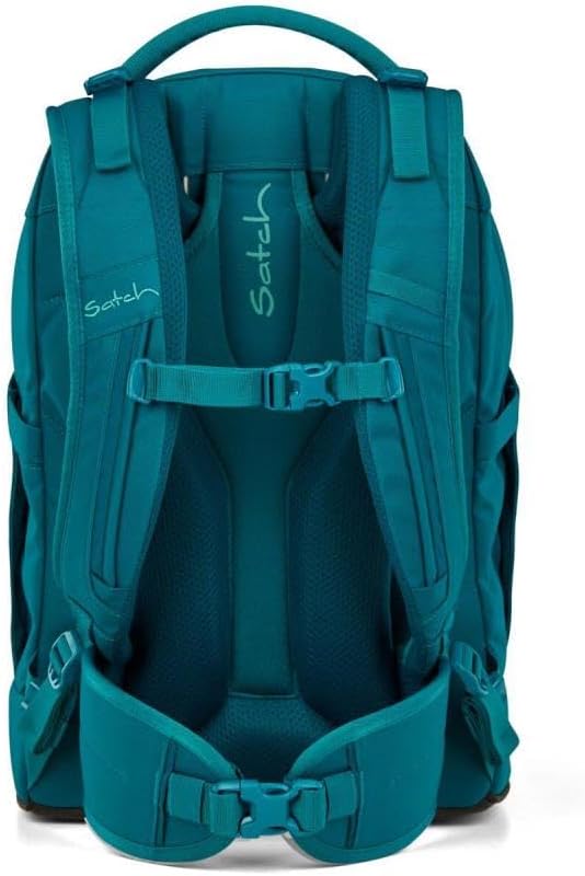 Satch pack Schulrucksack Set 2tlg. inkl. Schlamperbox (Deep Petrol), Deep Petrol