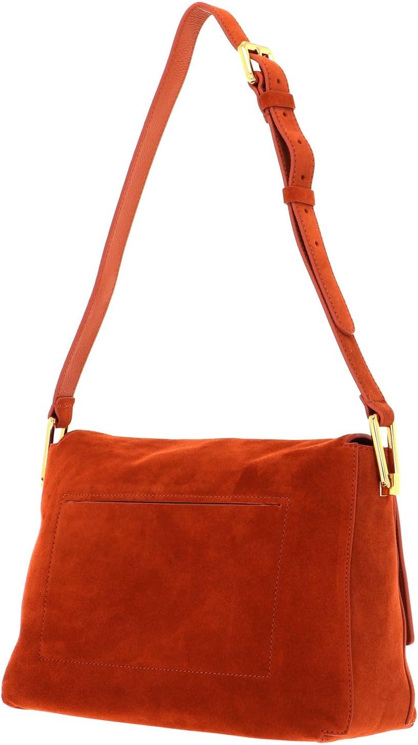 Coccinelle Liya Suede Handbag Chestnut/Chestnut
