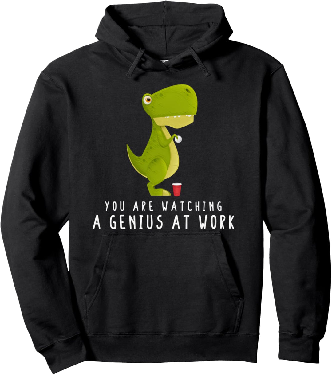 T-Rex Beer Pong Outfit Mannschaft Turnier Bierpong Pullover Hoodie