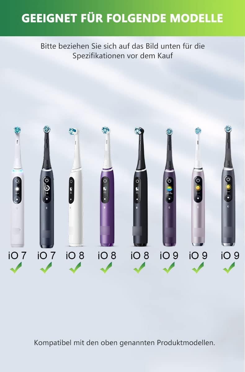 Bouge Ladestation Kompatibel mit Braun Oral B iO Series 7 8 9 Elektrische Zahnbürste, Magnetische Re