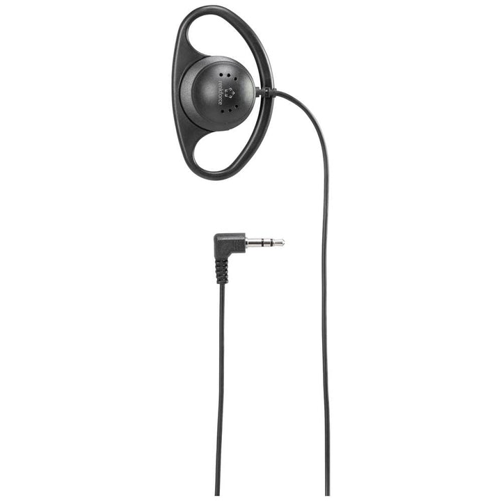 Renkforce HK-1S On Ear Kopfhörer kabelgebunden Mono Schwarz Ohrbügel, Mono