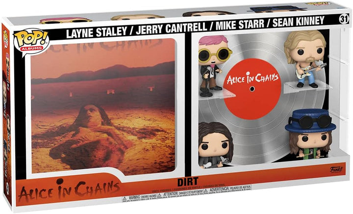 Funko Pop! Albums Deluxe: AIC - Jerry Cantrell - Dirt - Alice in Chains - Vinyl-Sammelfigur - Gesche