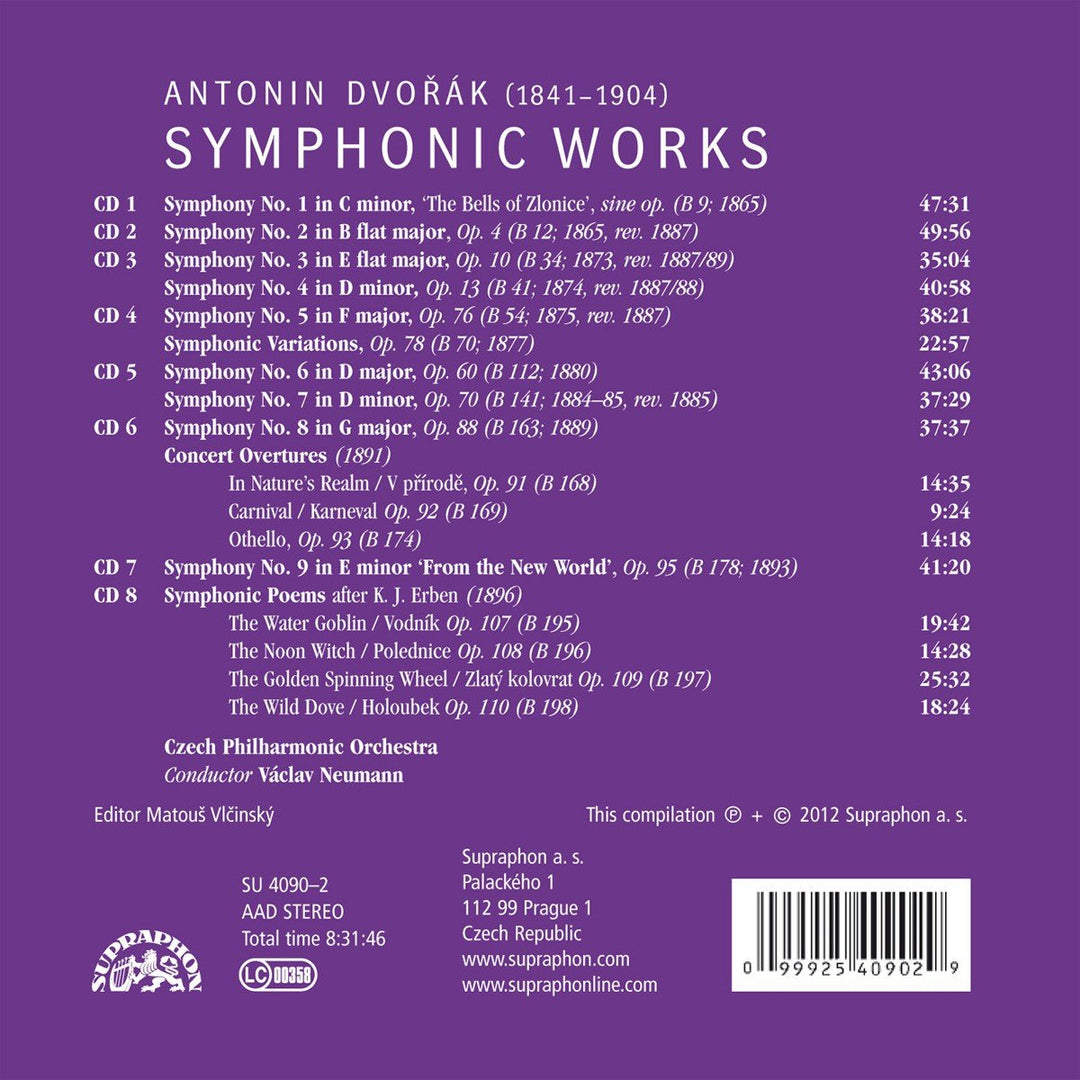 Sinfonische Werke, Audio-CD
