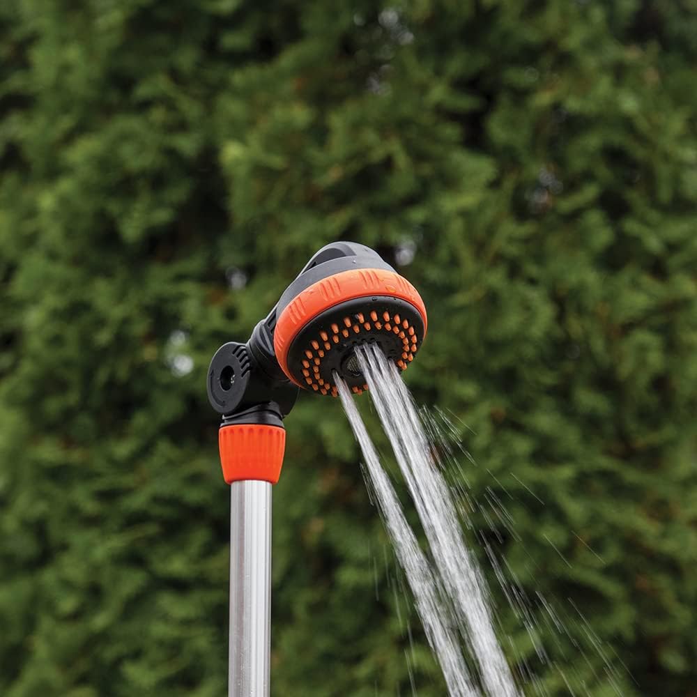 Gartendusche 150-210 cm mit Stativ Black Line