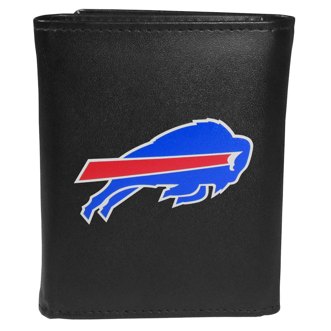 Siskiyou Sports Dreifach gefaltete Geldbörse, grosses Logo Buffalo Bills Einheitsgrösse Schwarz, Buf