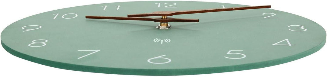 Funkuhr Wanduhr MDF Holz Wanduhr Ohne TickgeräUsche Lautlos 25cm Quarz Batterie Gross Einfach zu Les