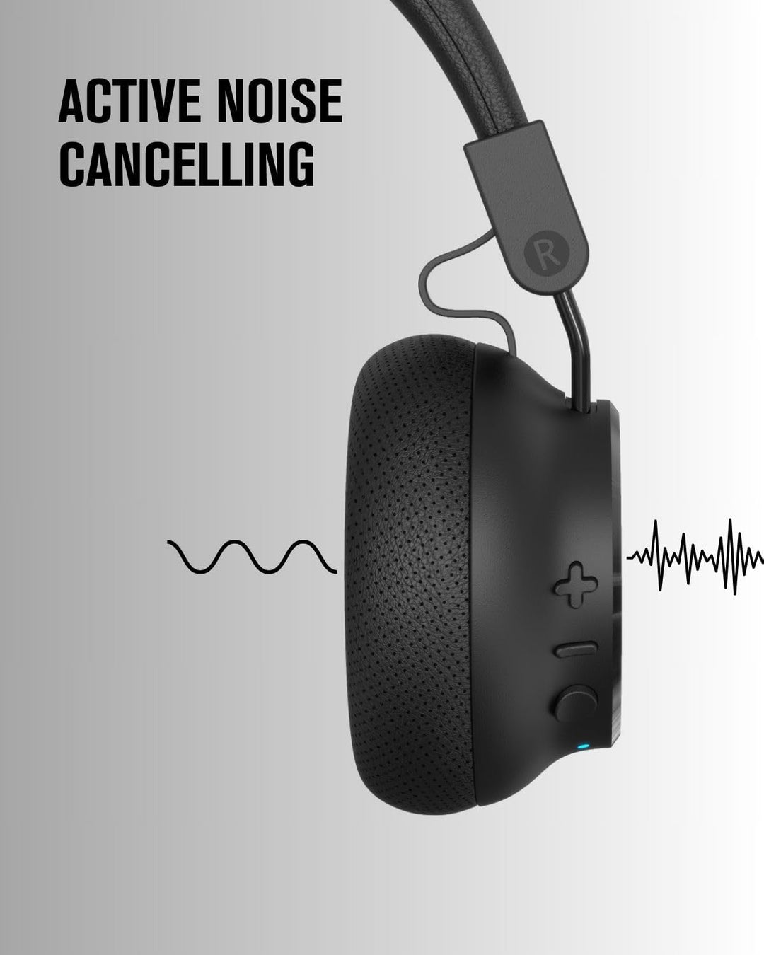MIIEGO MOOVE35i PRO | Active Noise Cancelling Bluetooth Kopfhörer | Kabellose On-Ear Headphones | 70