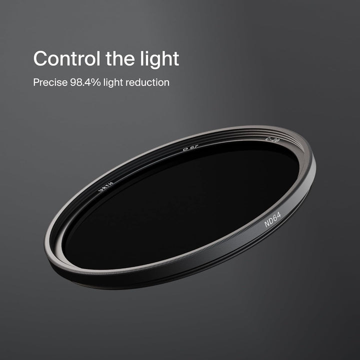 Urth 37 mm Graufilter ND64 (6 Stop) ND Filter (Plus+) 37mm, 37mm