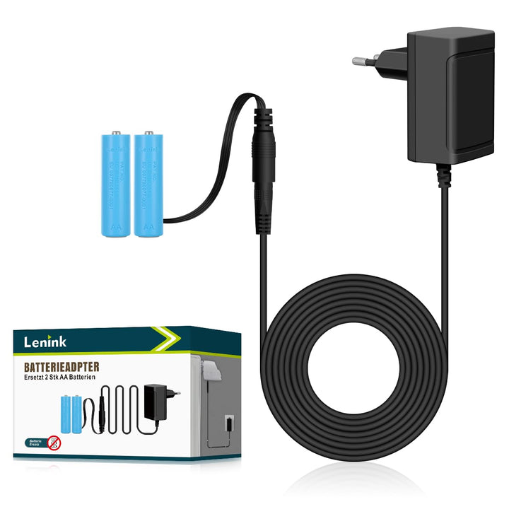 Lenink 3V Netzteil Batterieadapter Batterieersatz für 2 Stück AA Batterien, z.B kompatibel mit Bosch