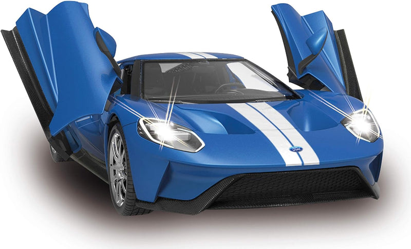 Ford GT 1:14 blau Tür manuell 2,4GHz - offiziell lizenziert, ca 1 Std fahren, 11 Kmh, perfekt nachge