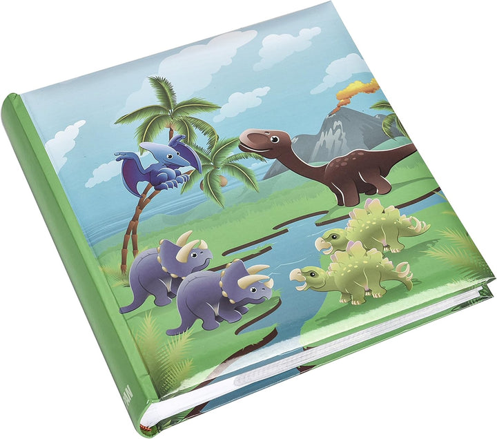 ARPAN Kinderalbum, Dinosaurier in prähistorischer Szene zum Einschieben für 200 Fotos, 10 x 15 cm, B