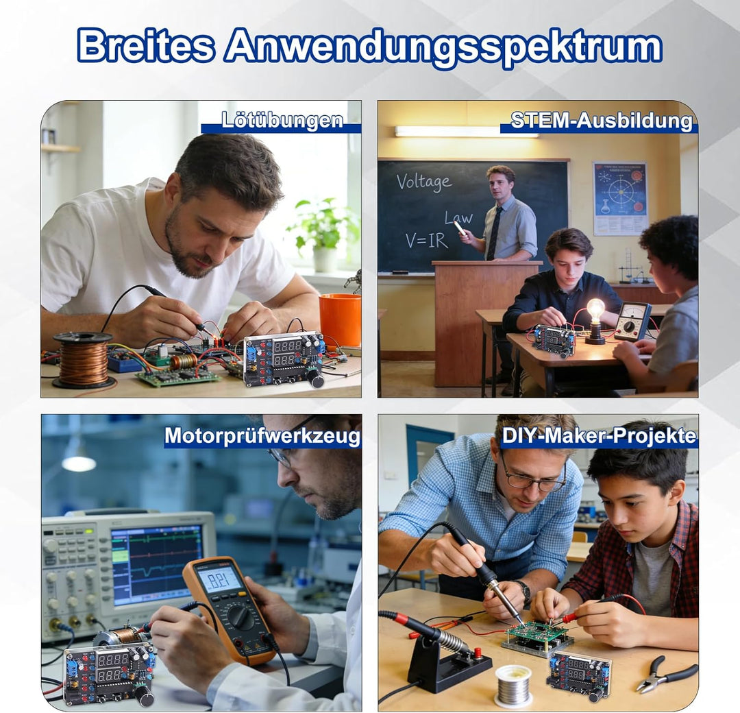 Programmierbares DC-Motor-Geschwindigkeitsmodul Lötkit, DIY Motorsteuerungsmodul mit Vorwärts-/Rückw