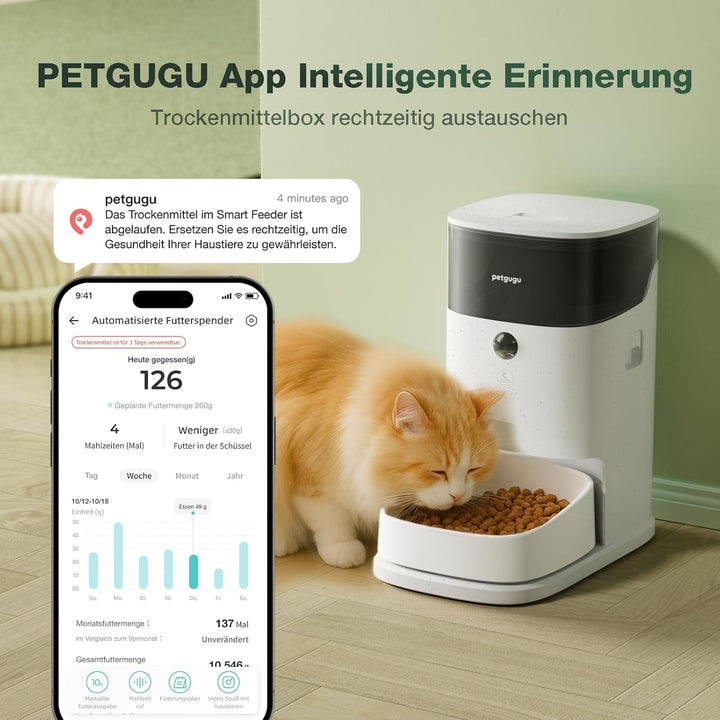 Smart Cat Feeder Trockenbox für automatischen Katzenfutterautomat PF2 3pcs