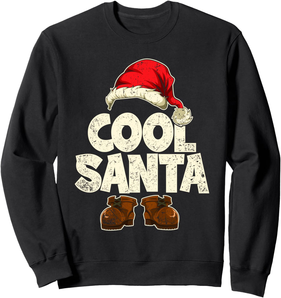 Partnerlook Pajama Xmas Geschenk Cooler Weihnachtsmann Sweatshirt