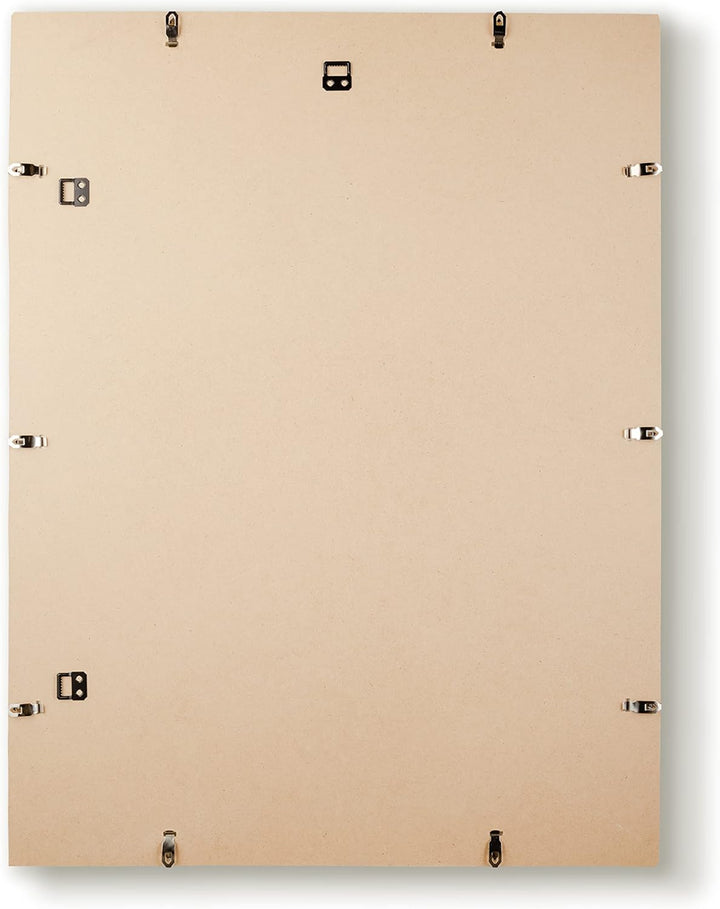 aFFa frames Rahmenloser Bilderhalter | Bilderrahmen | Acrylglas | mit Clips | für Fotos und Poster |