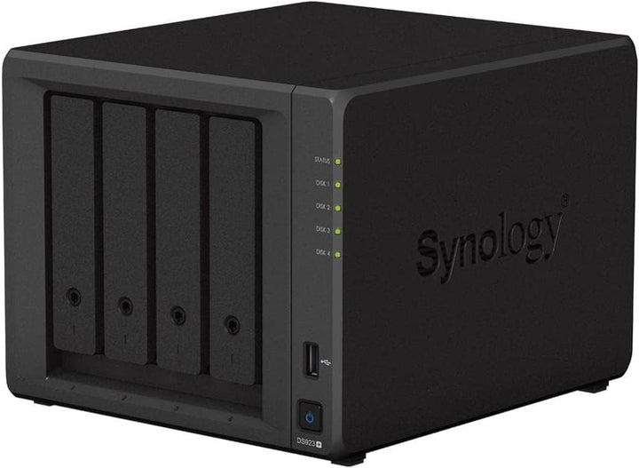 Synology DS923+ 16TB 4 Bay Desktop NAS Lösung, installiert mit 4 x 4 TB Western Digital Red Plus Lau