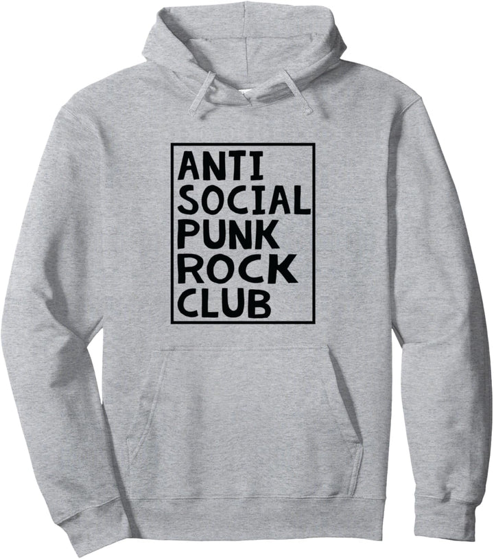 Anti Social Punk Rock Club Pullover Hoodie