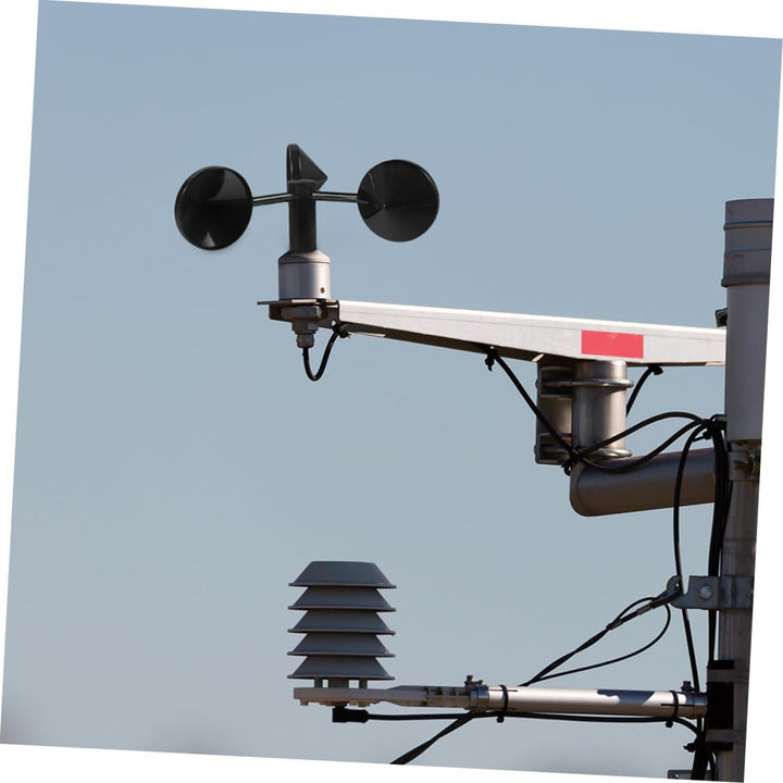 Yardwe 2 Stück Windmessbecher Aus Abs 3-tassen Anemometer Sensor Ersatzteil Für Windgeschwindigkeits