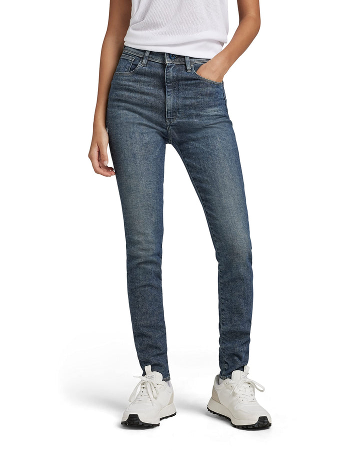 G-STAR Damen Kafey Ultra High Skinny Jeans 25W / 30L Blau (Faded Blues D15578-d106-d135), 25W / 30L