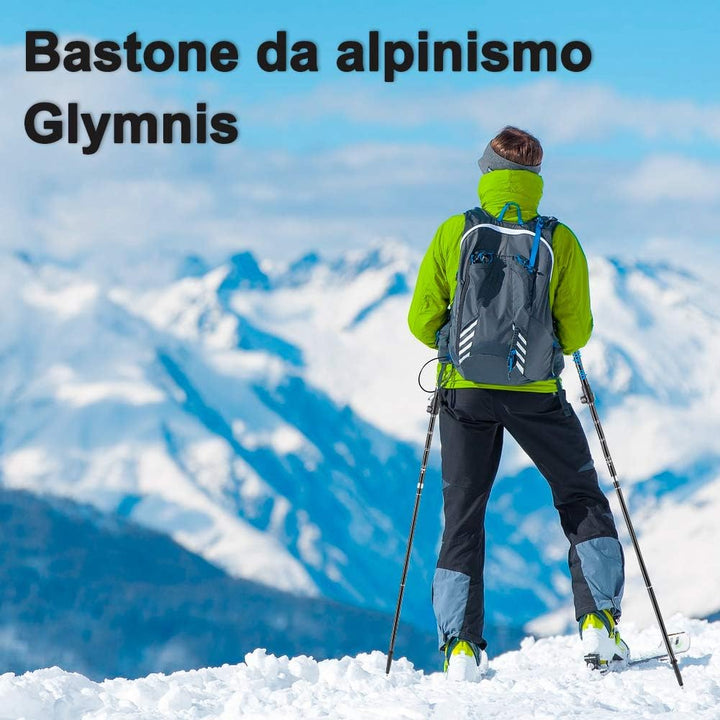 Glymnis Wanderstöcke Trekkingstöcke Walking Stöcke 7075 Aluminium Wanderstock verstellbar 110-130cm