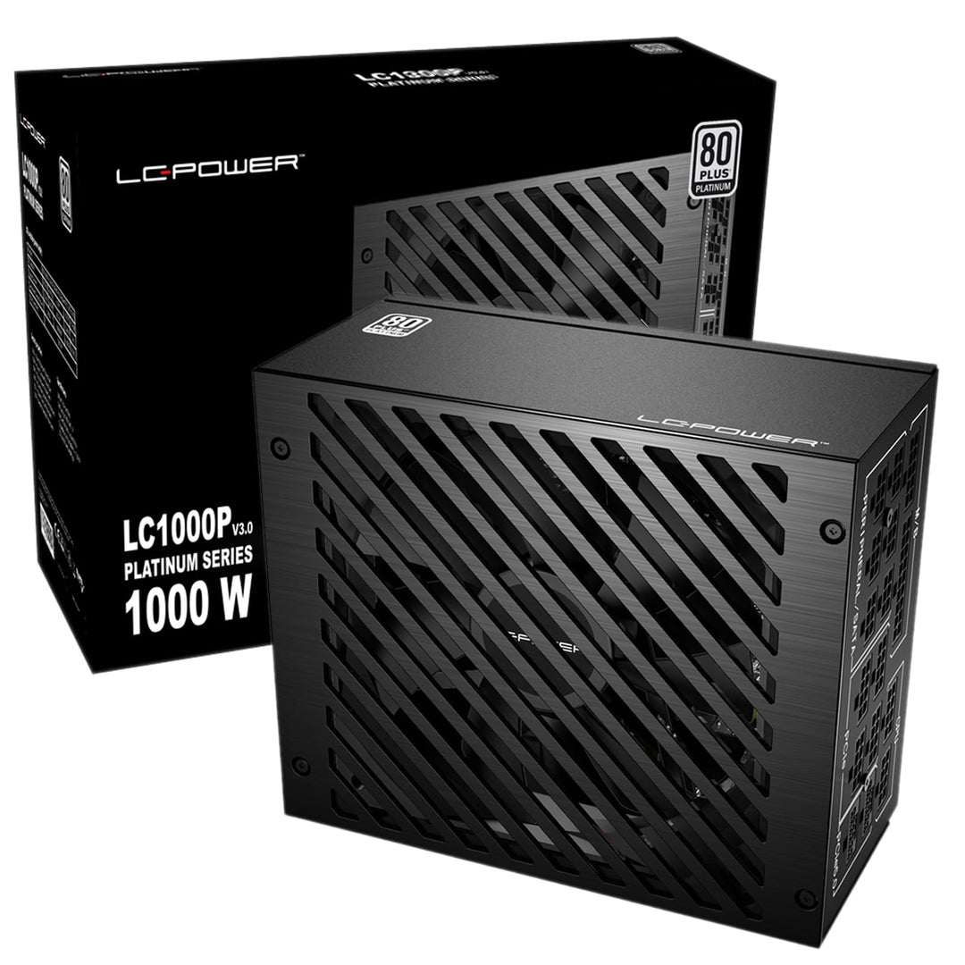 LC-Power LC1000P 80 Plus Platinum Vollmodulares Netzteil mit 850W Leistung und 10 PCI-Express-Anschl