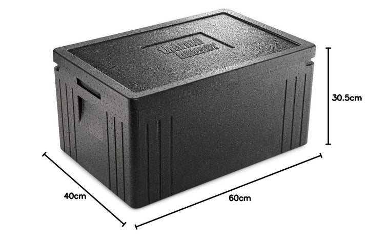 thermohauser EPP-Thermobox GN 1/1 Eco Line inklusive Deckel - 45 Liter Volumen - 60 x 40 x 30,5 cm -