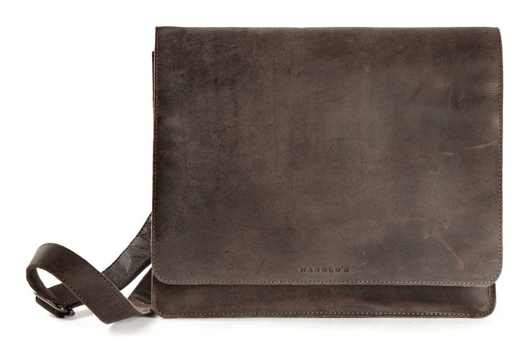 HAROLD'S Antic Messenger Leder 33 cm Laptopfach