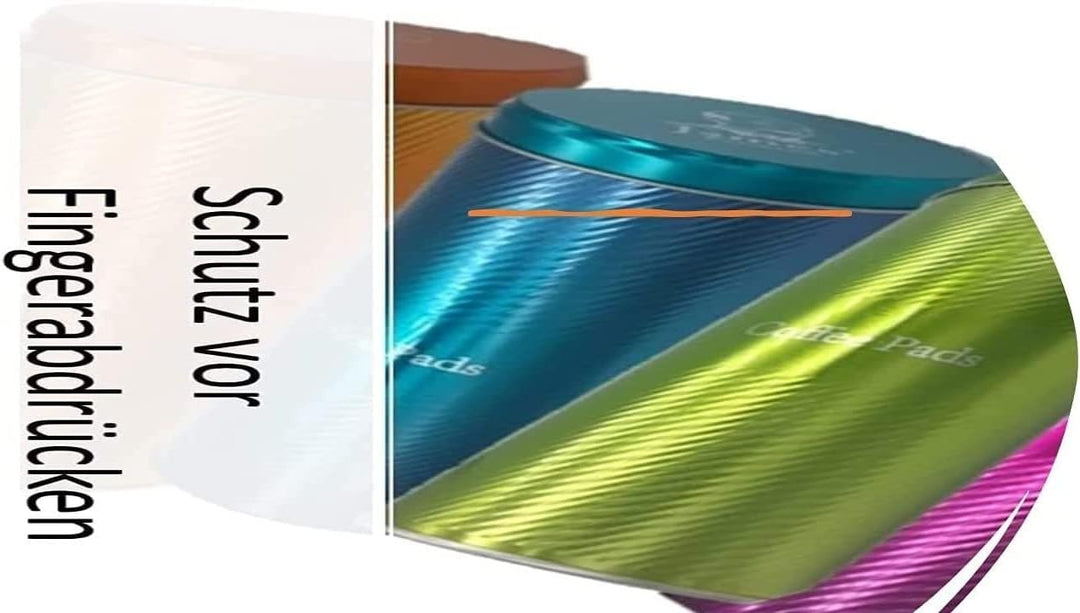 3X Kaffeepaddose - Kaffeedose für Kaffeepads - Aufbewahrungsbehälter für Kaffeepads