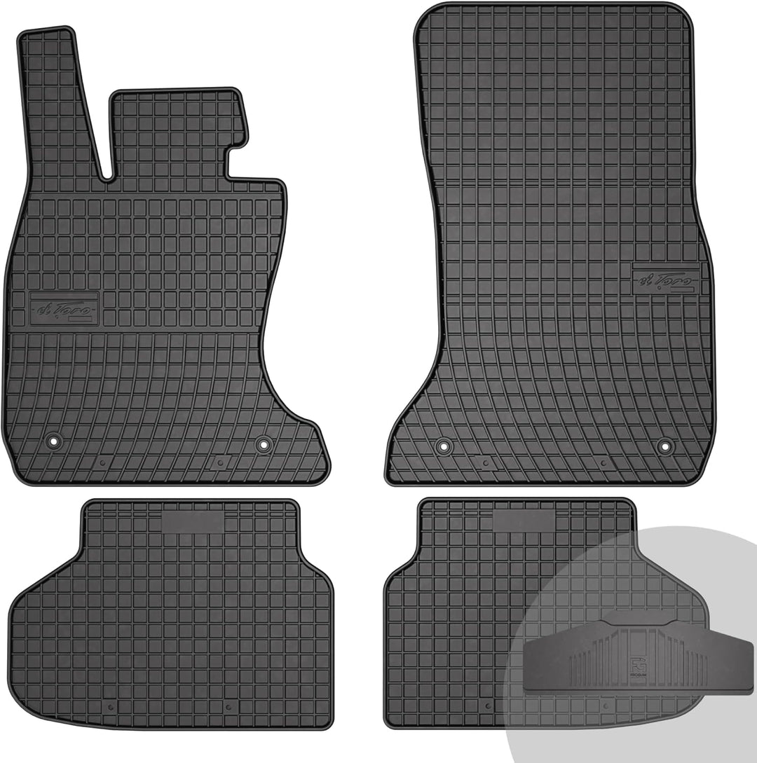 FROGUM EL Toro Gummimatten Ganzjähriges-Set von Autofussmatte Auto Fussmatten für BMW 7er F01 2008-2