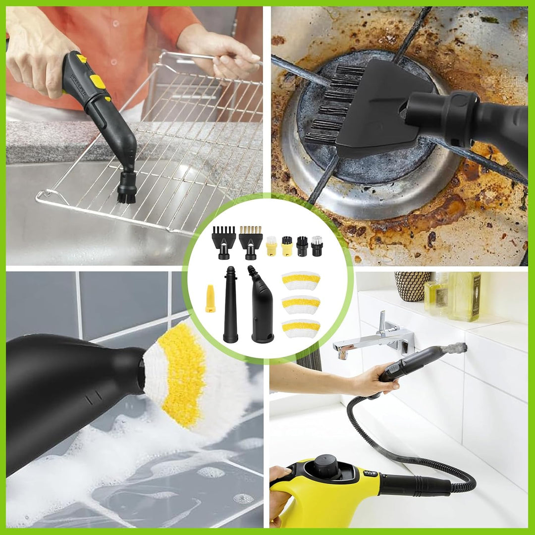 12 Stück Dampfreiniger Zubehör, Kompatibel mit Kärcher Dampfreiniger Zubehör SC1 SC2 SC3 SC4 SC5, Ru