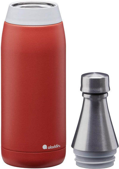 Aladdin Fresco Thermavac Trinkflasche Edelstahl 0.6L Terra Cotta – Thermosflasche Auslaufsicher - Hä