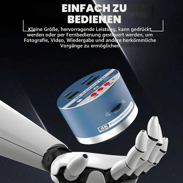 4K-Mikroskopkamera, IMX678-Objektiv, 1/1,8-Zoll-Sensor, Foto-Videokamera, Dual-Interface-Ausgang für