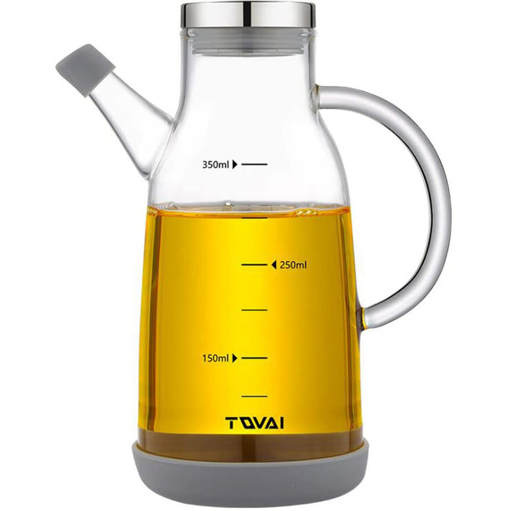 XiaoShenLu Essig und Ölflasche, Ölspender und Hohes Borosilikatglas Olivenöl Flasche Behälter für BB