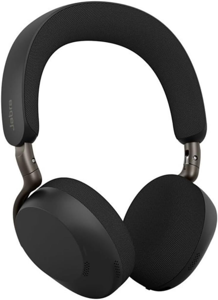 Jabra Evolve3 75, UC, Link390c, Black, WLC Chrg Schwarz USB-C-Adapter + Ladestation Alle Plattformen