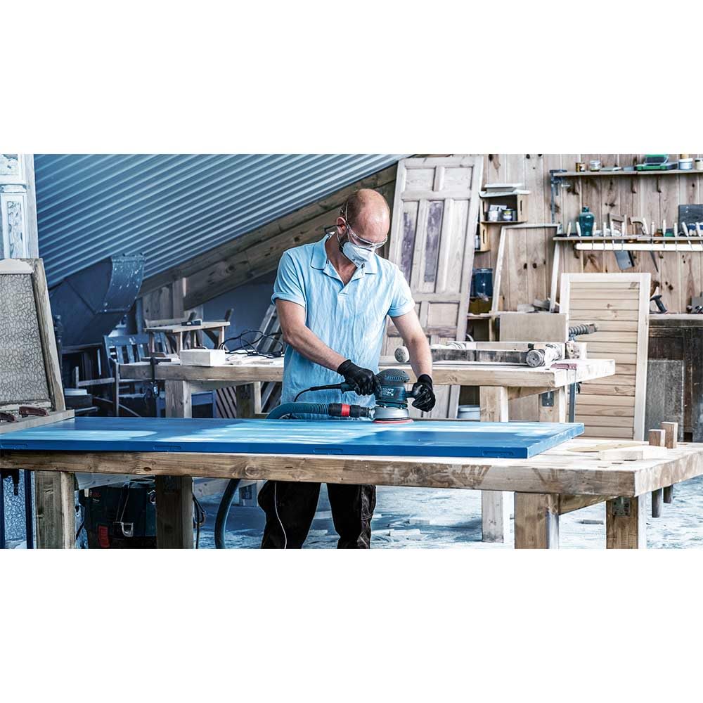 Bosch Accessories 50x Schleifpapier Expert C470 Mehrloch (für Hartholz, Farbe auf Holz, Ø 150 mm, Kö