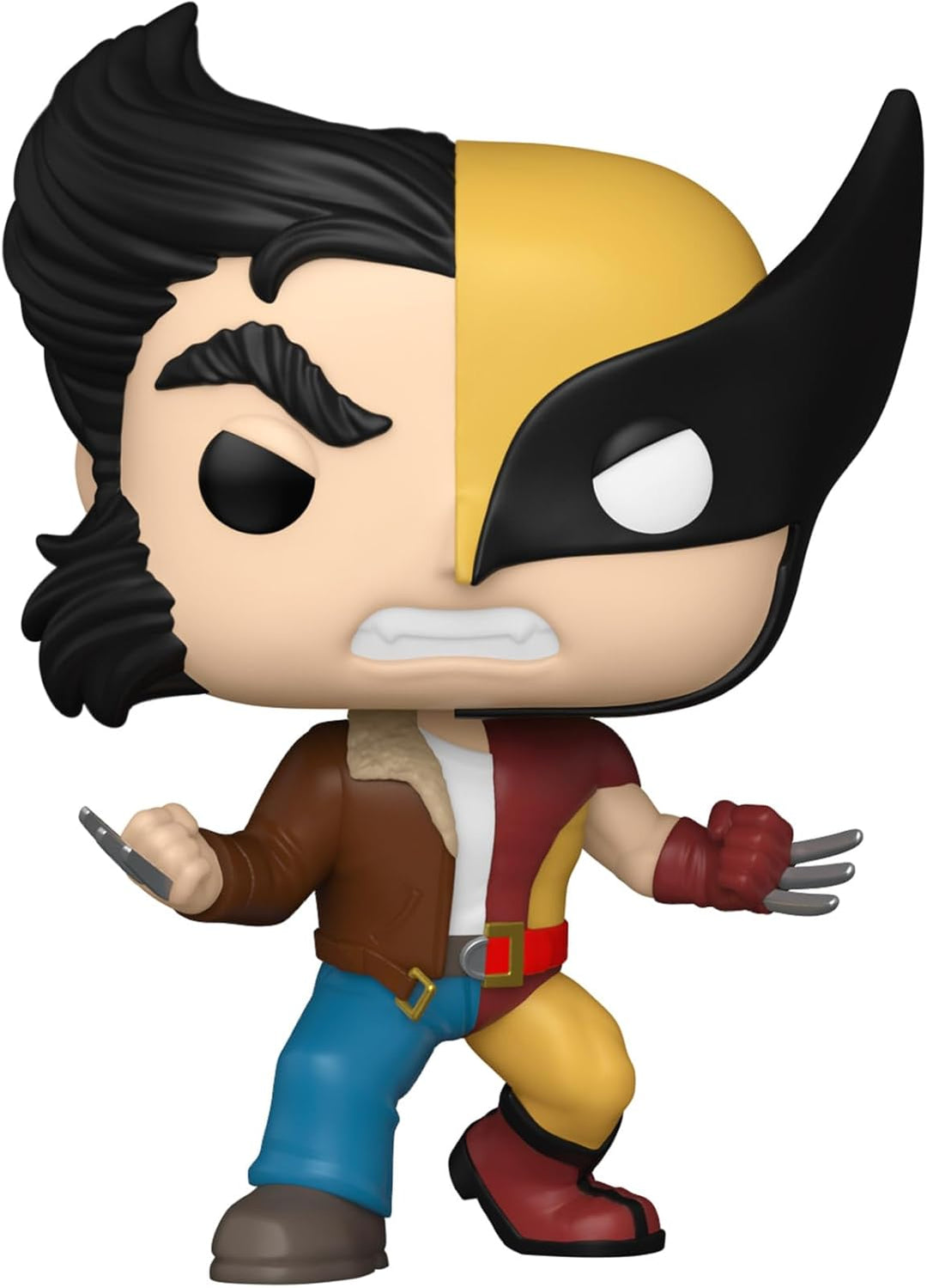 Funko Pop! Marvel: Split - Wolverine/Logan - Marvel Comics - Vinyl-Sammelfigur - Geschenkidee - Off