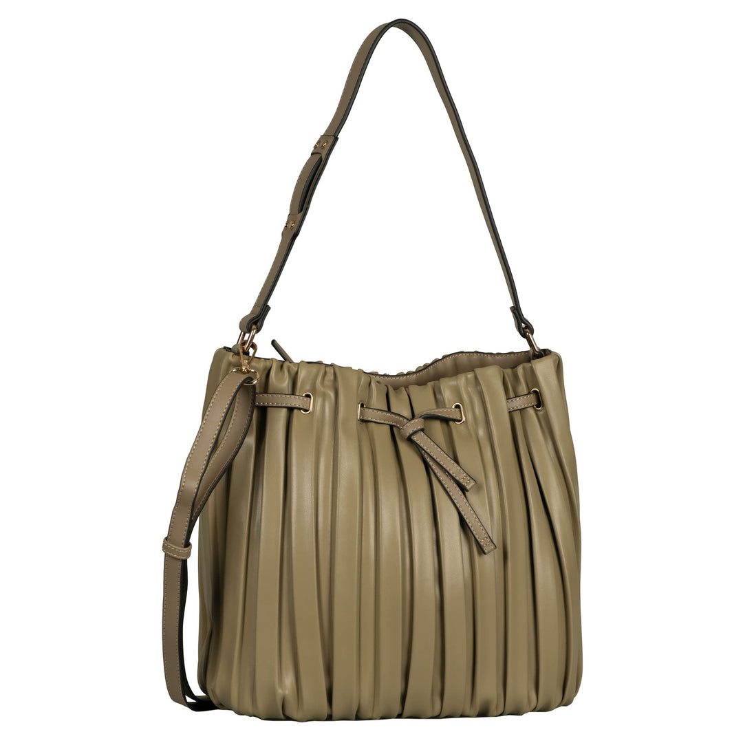 Gabor Damen Imani Schultertasche (Beutel) 34 x 15 x 26 (LxBxH) Light Khaki, 34 x 15 x 26 (LxBxH) Lig