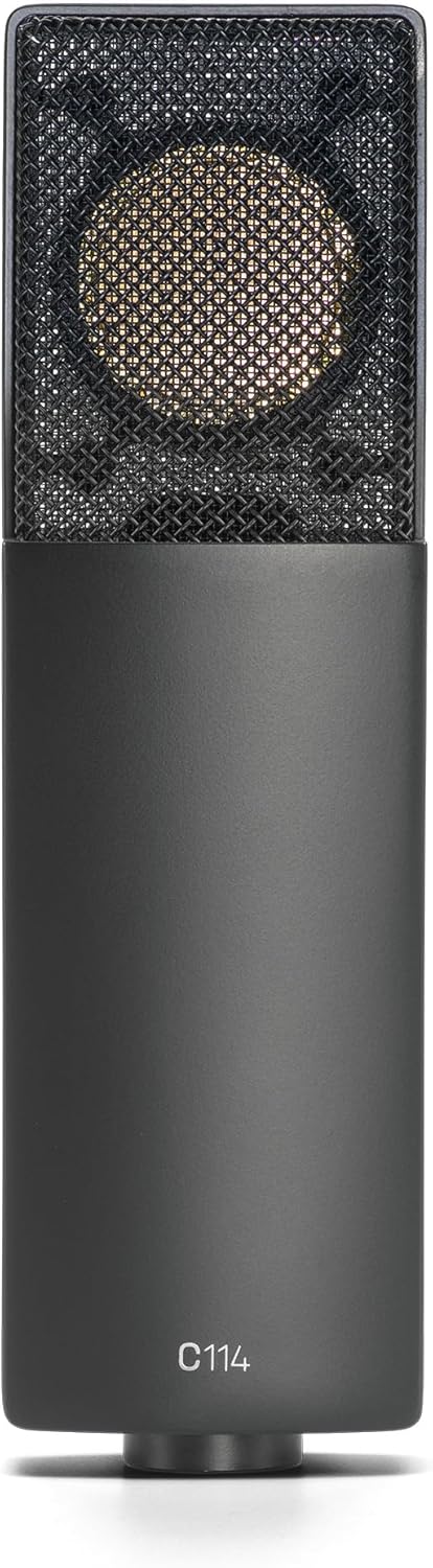AKG C-Serie C114 Grossmembran-Kondensatormikrofon mit Mehreren Richtcharakteristiken – perfekt für C