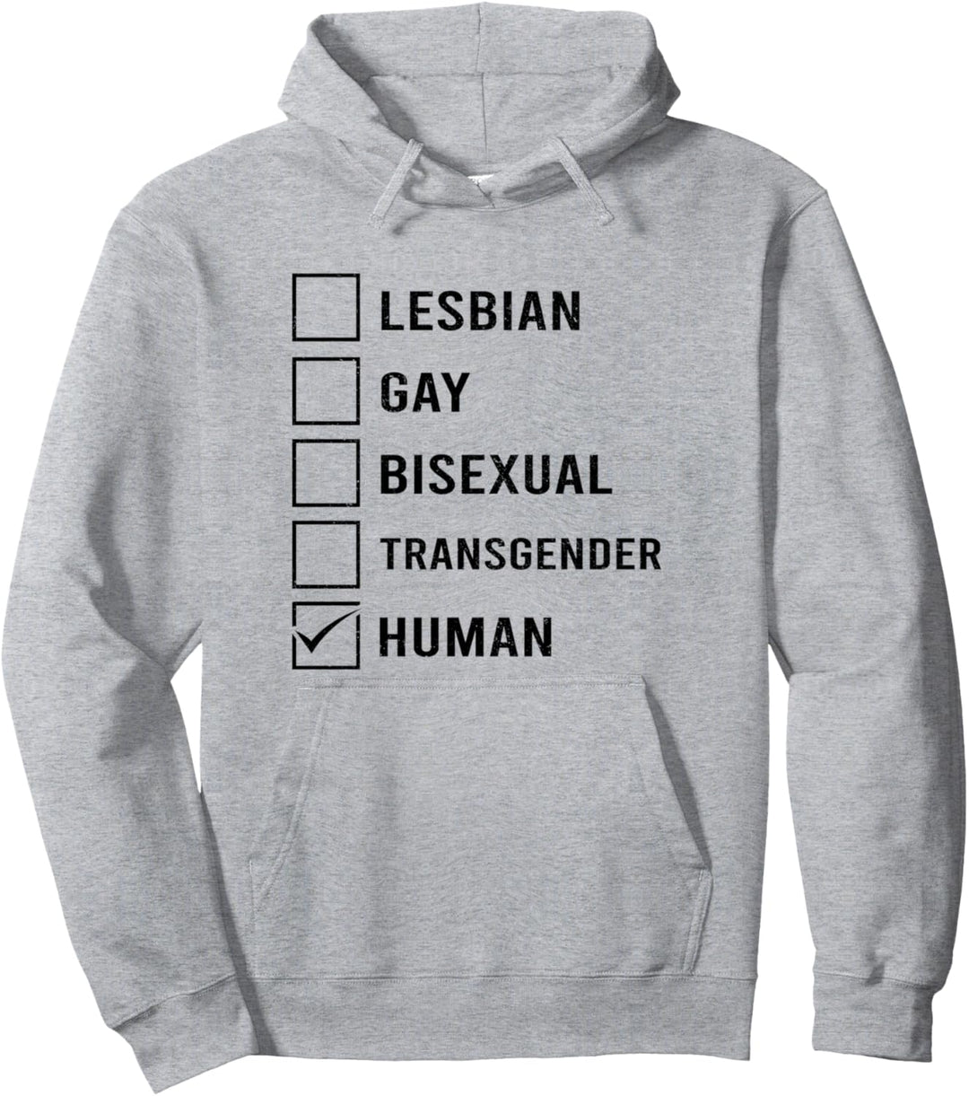 Lesbischer Gay Bisexueller Transgender – Mensch! Pullover Hoodie