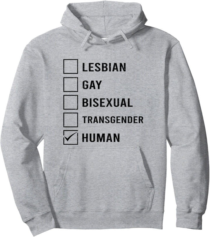 Lesbischer Gay Bisexueller Transgender – Mensch! Pullover Hoodie