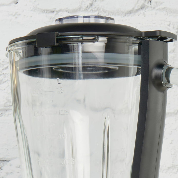 Petra Standmixer Glas 1,5L, Smoothie Maker & Mixer für Küche, Hochleistungsmixer mit Impulsfunktion,
