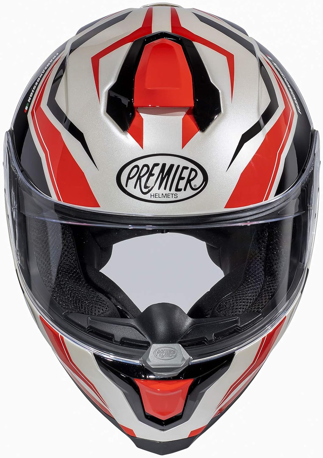 Premier Unisex Hyper Rw2 Helmet L (62/63) PERLE WEISS / ROT / SCHWARZ, L (62/63) PERLE WEISS / ROT /