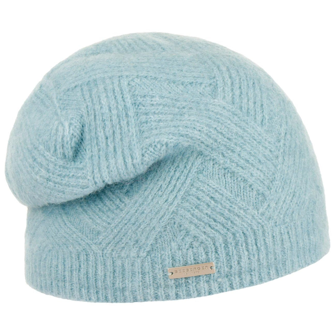 Seeberger Ricarda Wollmütze Beanie Strickmütze Wollbeanie Wintermütze Damenmütze Damen - mit Futter,