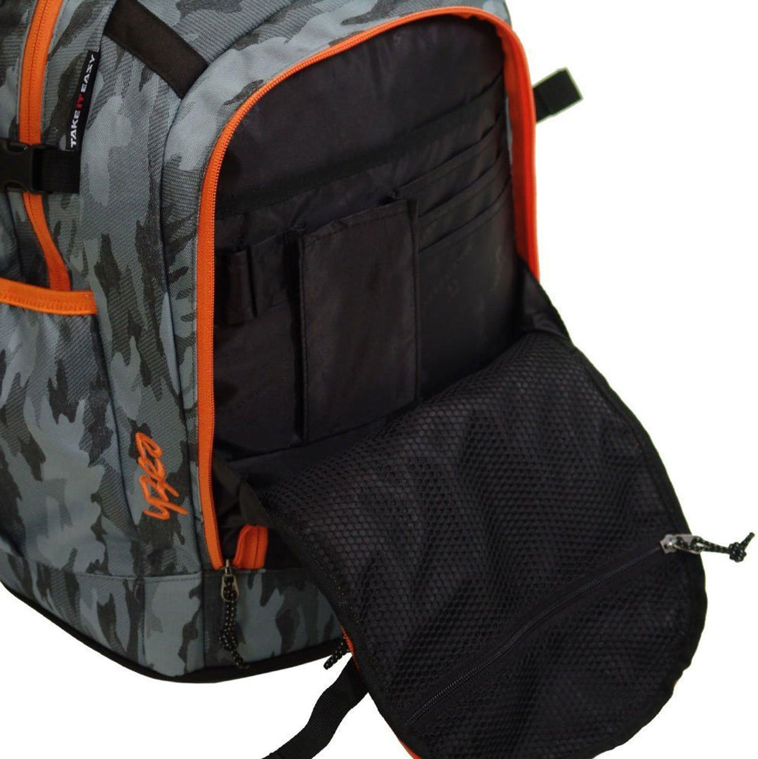 YZEA Schulrucksack PRO Spicy Rot Pink + Adressanhänger Bowatex