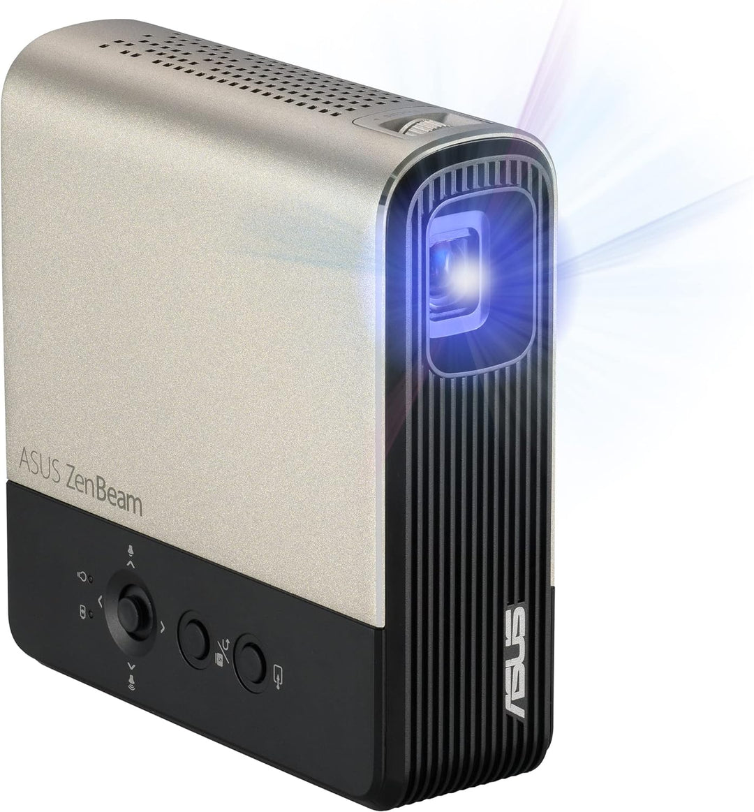 ASUS ZenBeam E2 Mini-LED Projektor (Beamer, Auto-Portrait-Modus, 300 LED-Lumen, WVGA, kabellose Proj
