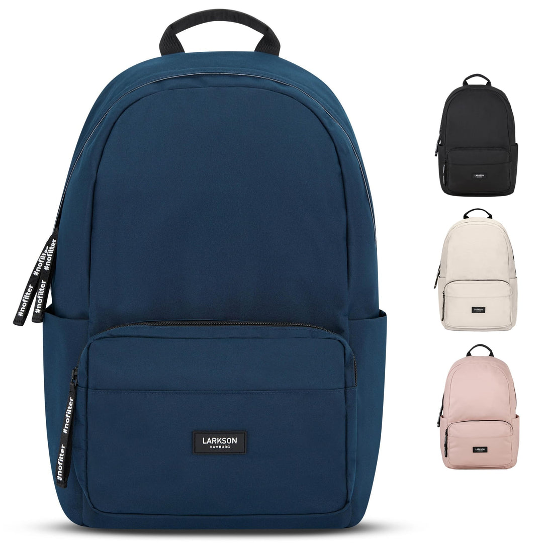 LARKSON Schulrucksack Mädchen & Jungen Teenager - No 3 - Rucksack Damen & Herren für Schule - 16" La