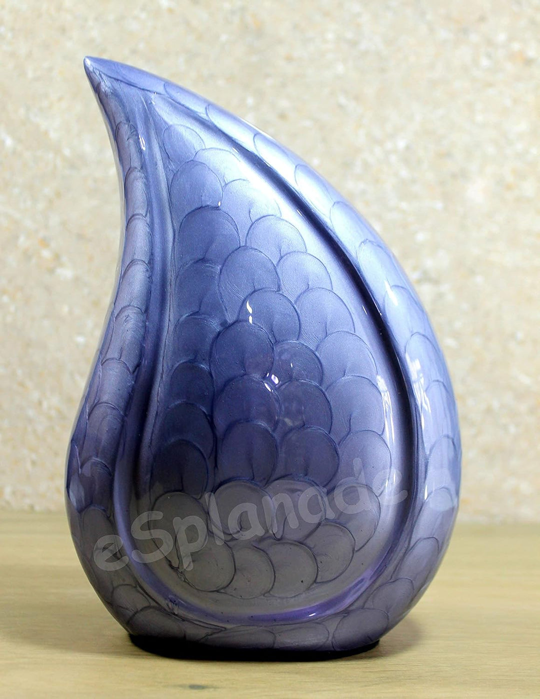 eSplanade Teardrop Urne Memorial Container Jar Pot | Feuerbestattungsurnen | Urnen aus Metall | Best